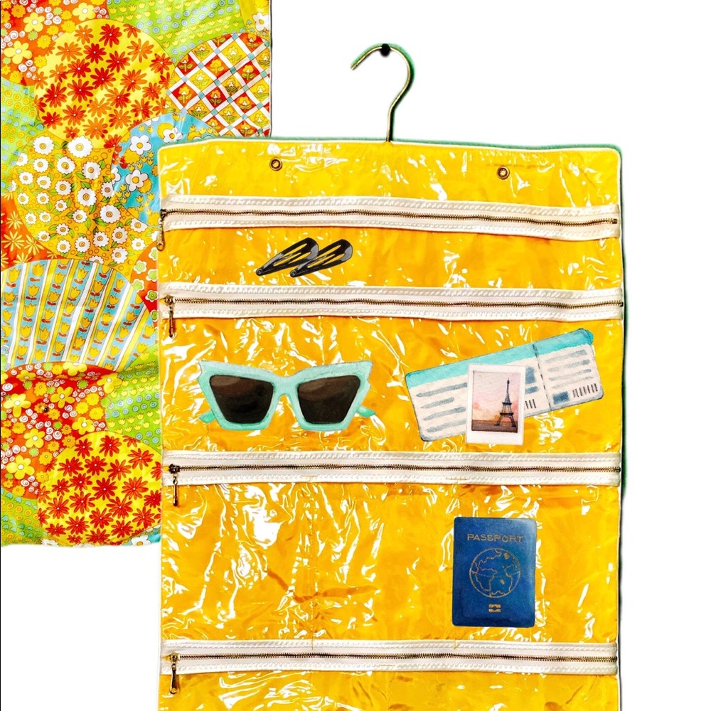 Vintage 60’s Travel Organizer Jewelry Holder